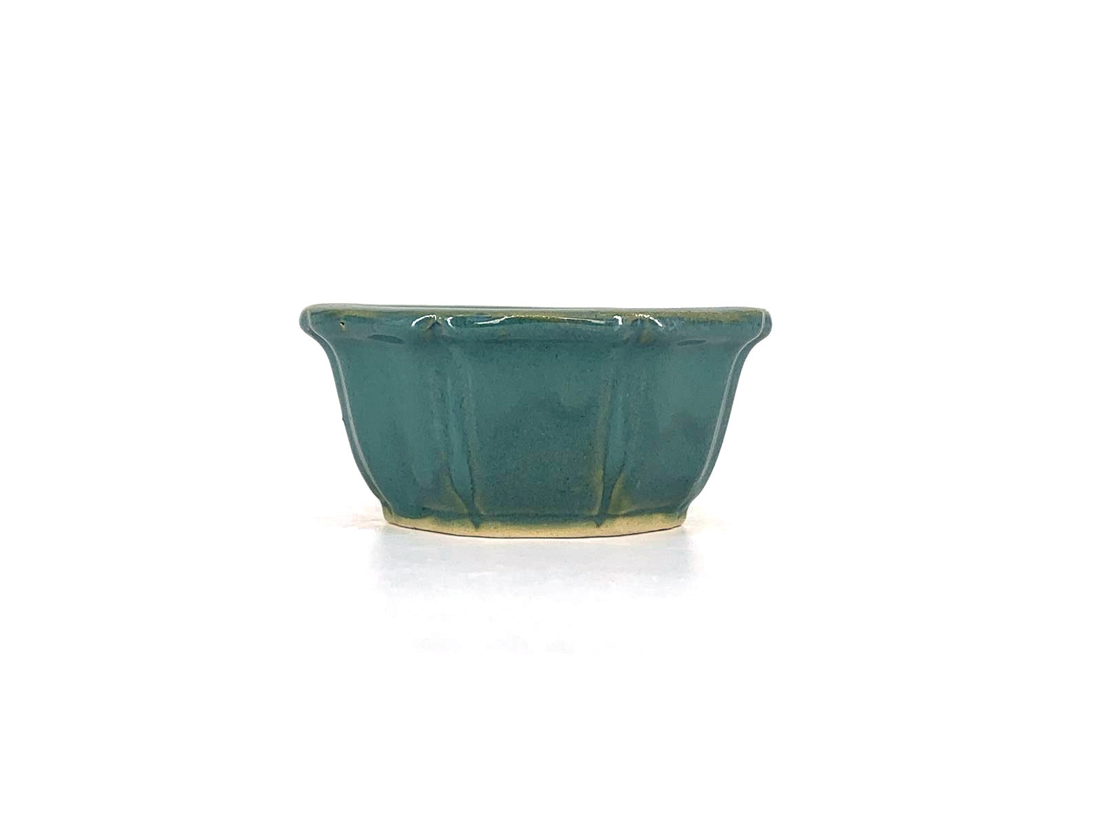 Tiesto hexagonal 11 cm verde agua CA22/2VA Tiesto hexagonal 11 cm verde agua CA22/2VA