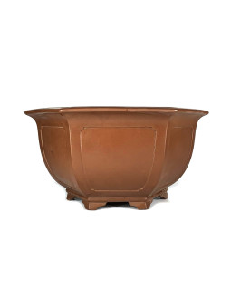 Tiesto hexagonal cascada 61 cm CC40/1 Yixing sin esmaltar