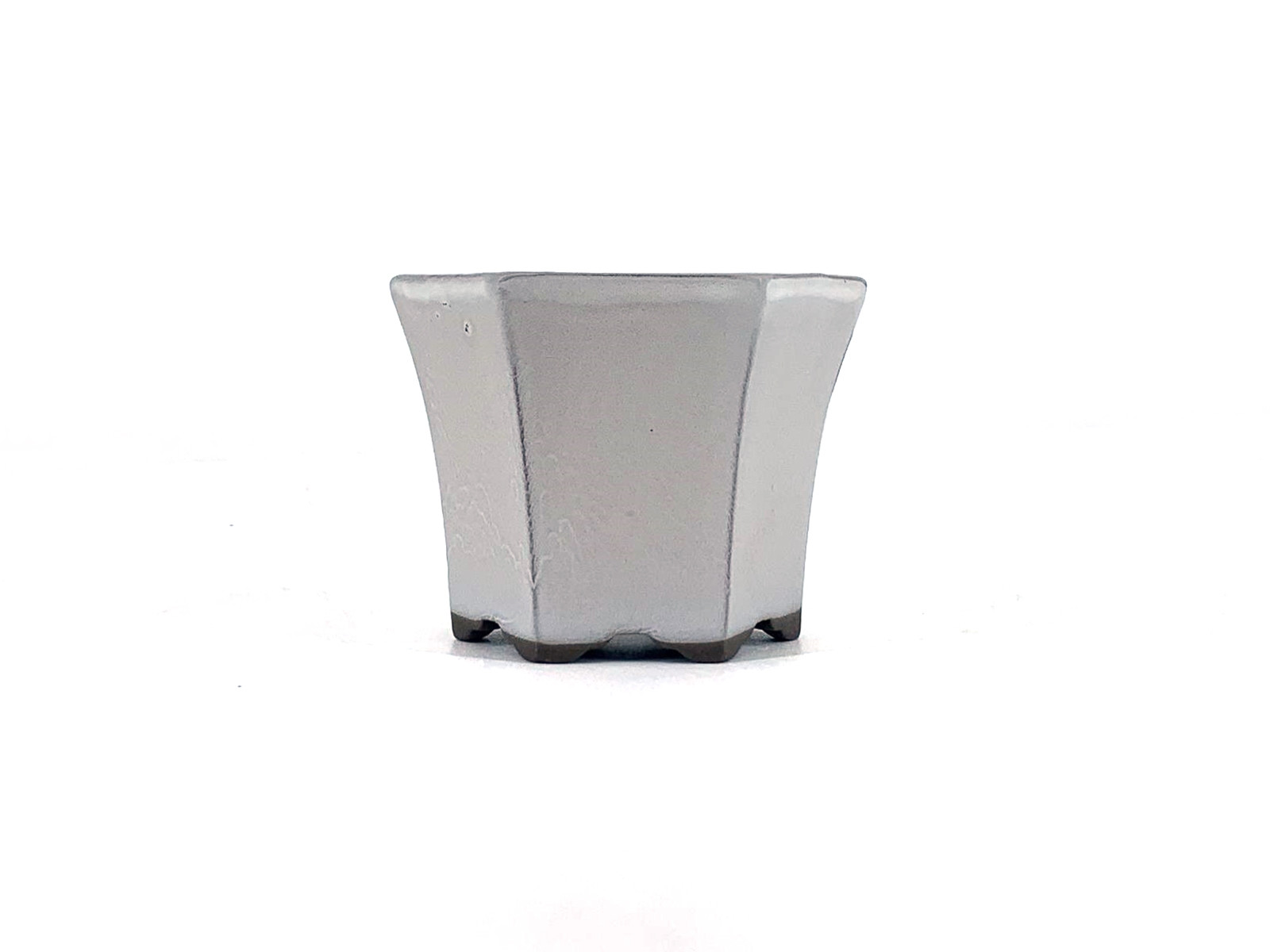 Tiesto hexagonal 8 cm blanco Yokkachi JY1BL