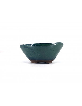 Tiesto redondo 10.5 cm verde  Yokkaichi JY4V