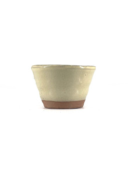 Tiesto redondo 8 cm crema Yokkaichi JY3c