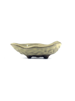 Tiesto irregular 7.5 cm crema Yokkaichi JY12/5C