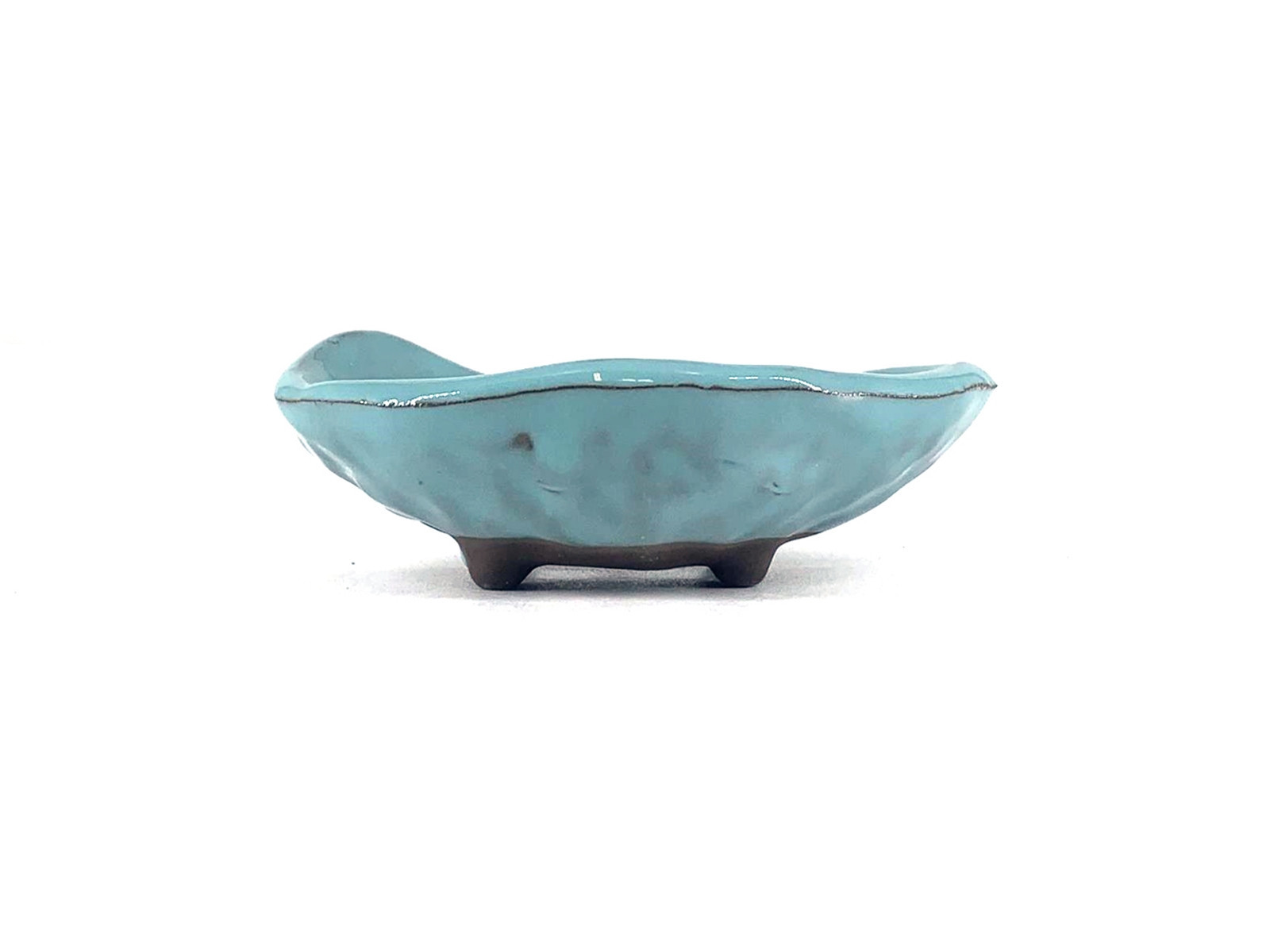 Tiesto irregular 7.5 cm Yokkaichi aguamarina JY12/5AG