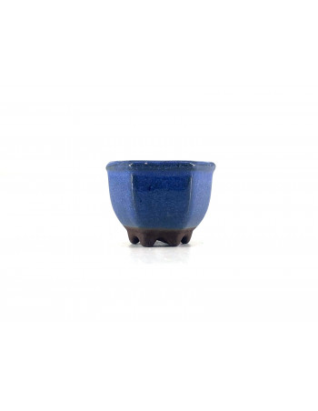 Tiesto hexagonal 4.5 cm celeste Yokkaichi JY12/1CL