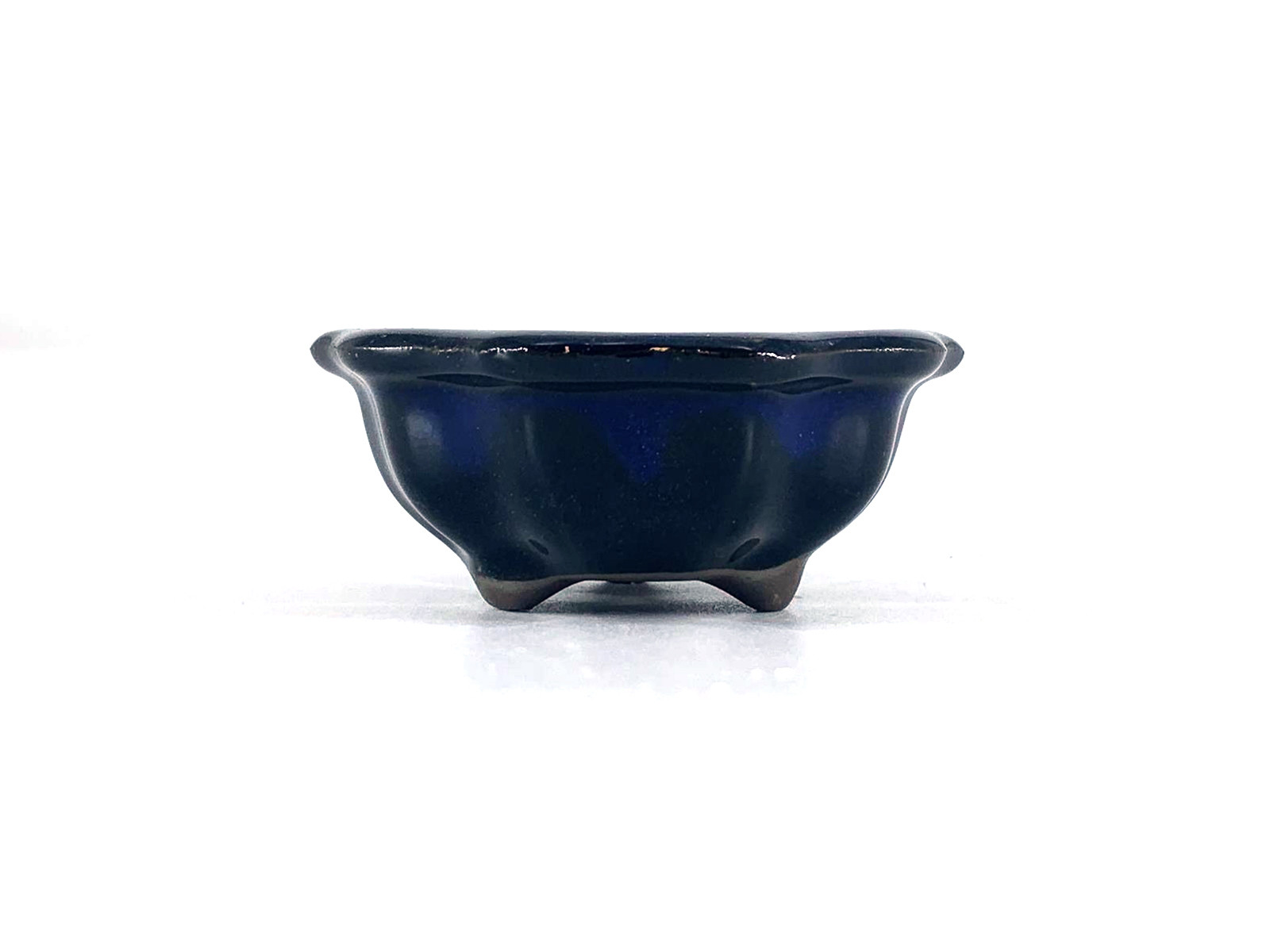 Tiesto redondo flor 6.5 cm azul Yokkaichi JY12/9A