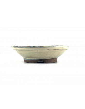 Tiesto redondo 13.5 cm crema Yokkaichi JY10C