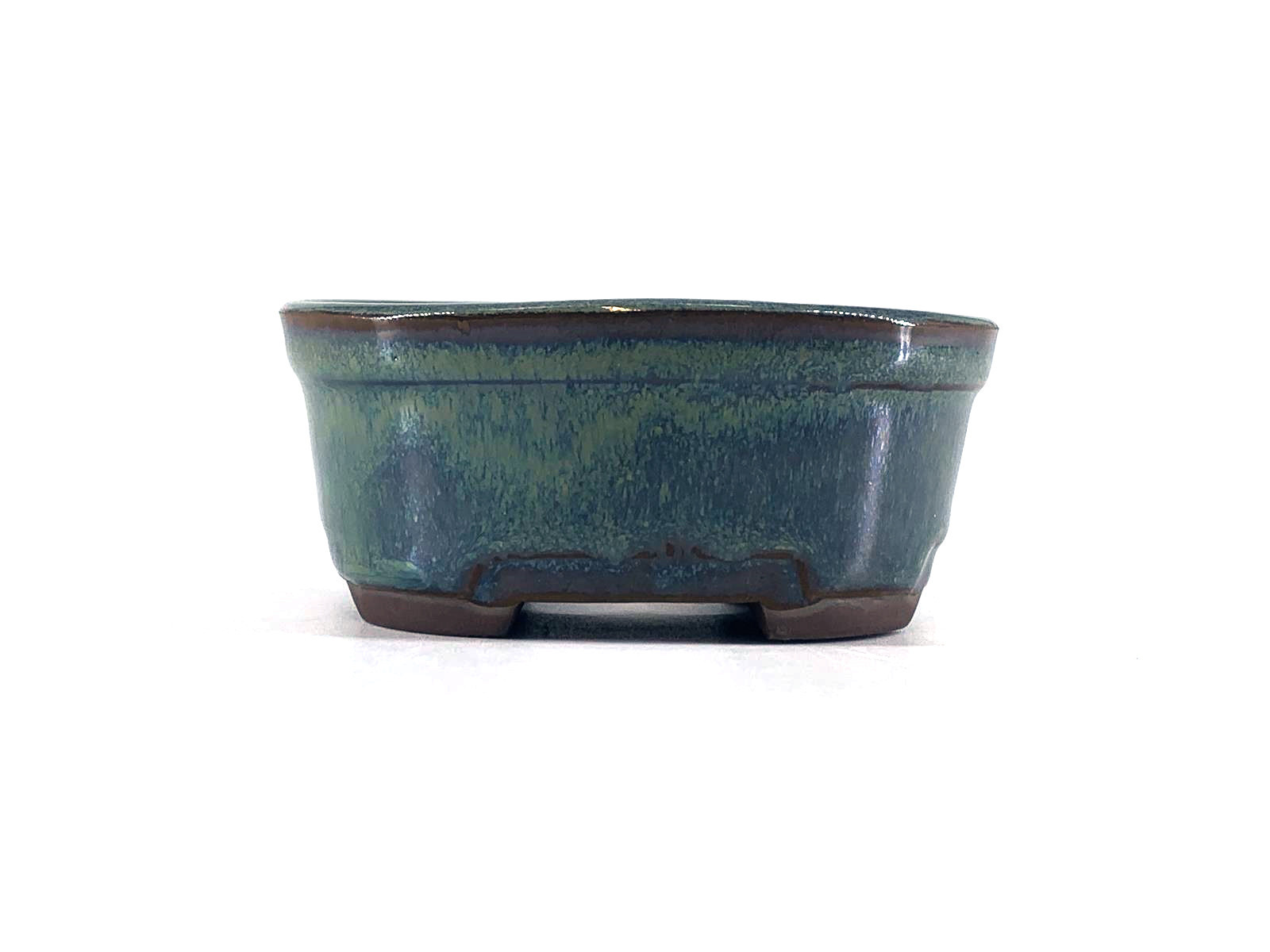 Tiesto ovalado 9 cm verde Yokkaichi JY14/3V