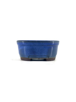 Tiesto ovalado 9 cm celeste Yokkaichi JY14/3CL