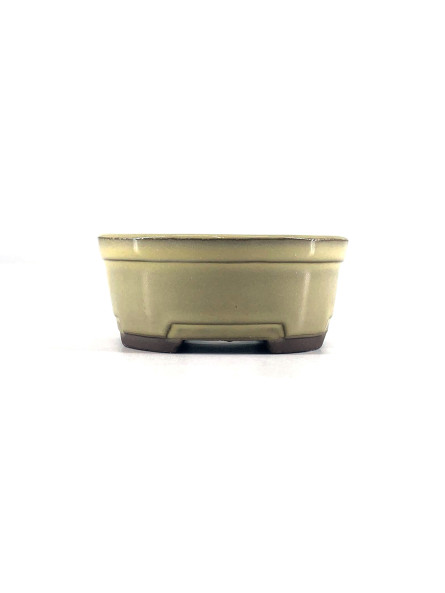 Tiesto ovalado 9 cm crema Yokkaichi JY14/3C