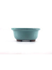 Tiesto ovalado 8,5 cm aguamarina Yokkaichi JY14/2AG