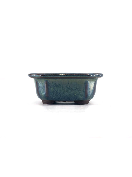 Tiesto rectangular 9.5 cm verde Yokkaichi JY14/1V