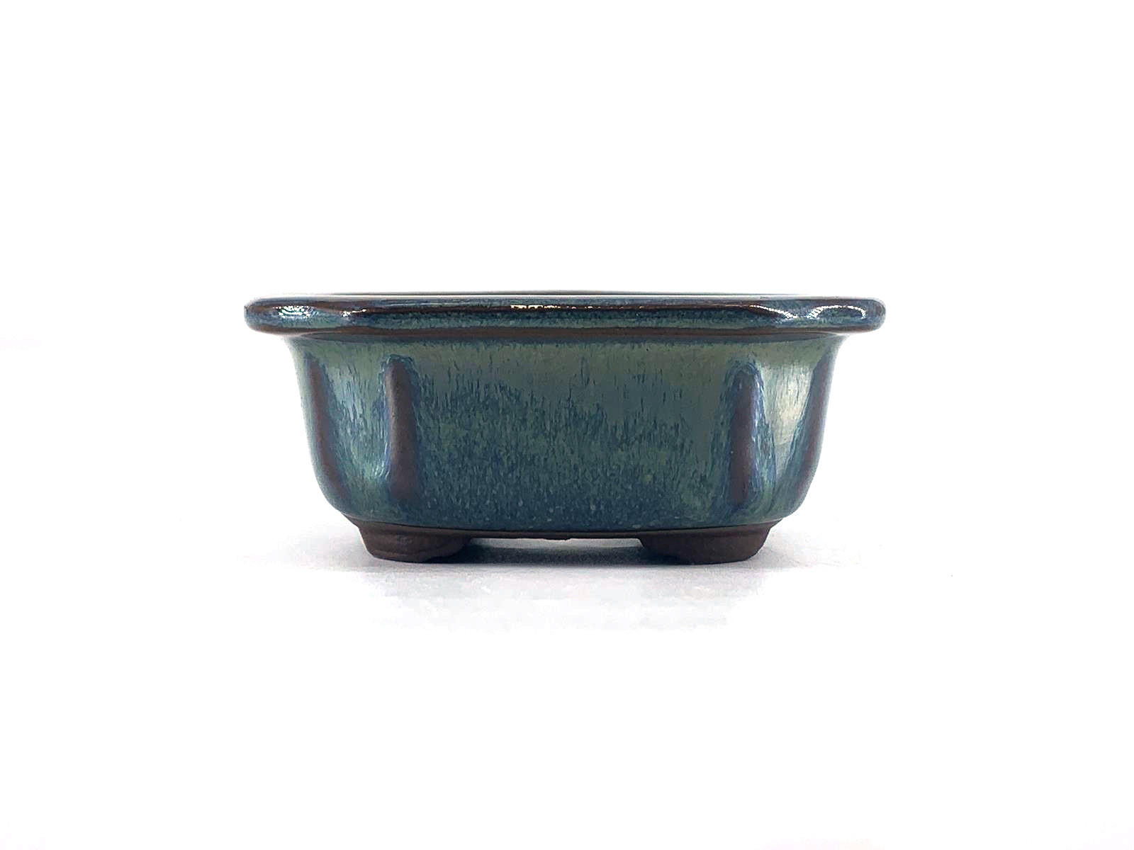 Tiesto rectangular 9.5 cm verde Yokkaichi JY14/1V