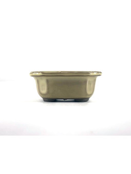 Tiesto rectangular 9.5 cm crema Yokkaichi JY14/1C