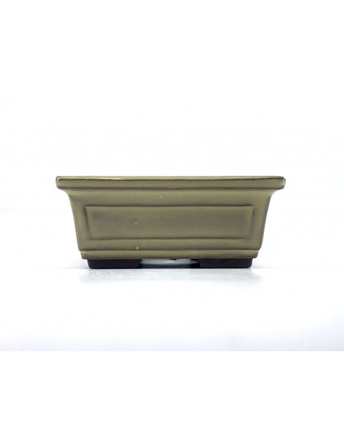 Tiesto rectangular 9 cm crema Yokkaichi JY14/5C