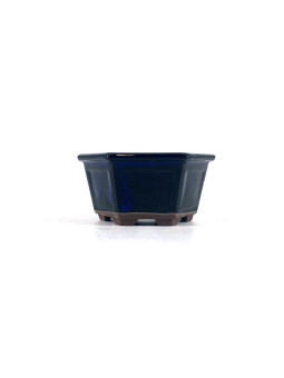 Tiesto hexagonal 9 cm azul Yokkaichi JY14/7A