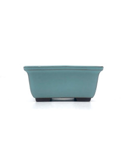 Tiesto rectangular 9.5 cm aguamarina Yokkaichi JY14/6AG