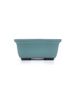 Tiesto rectangular 9.5 cm aguamarina Yokkaichi JY14/6AG