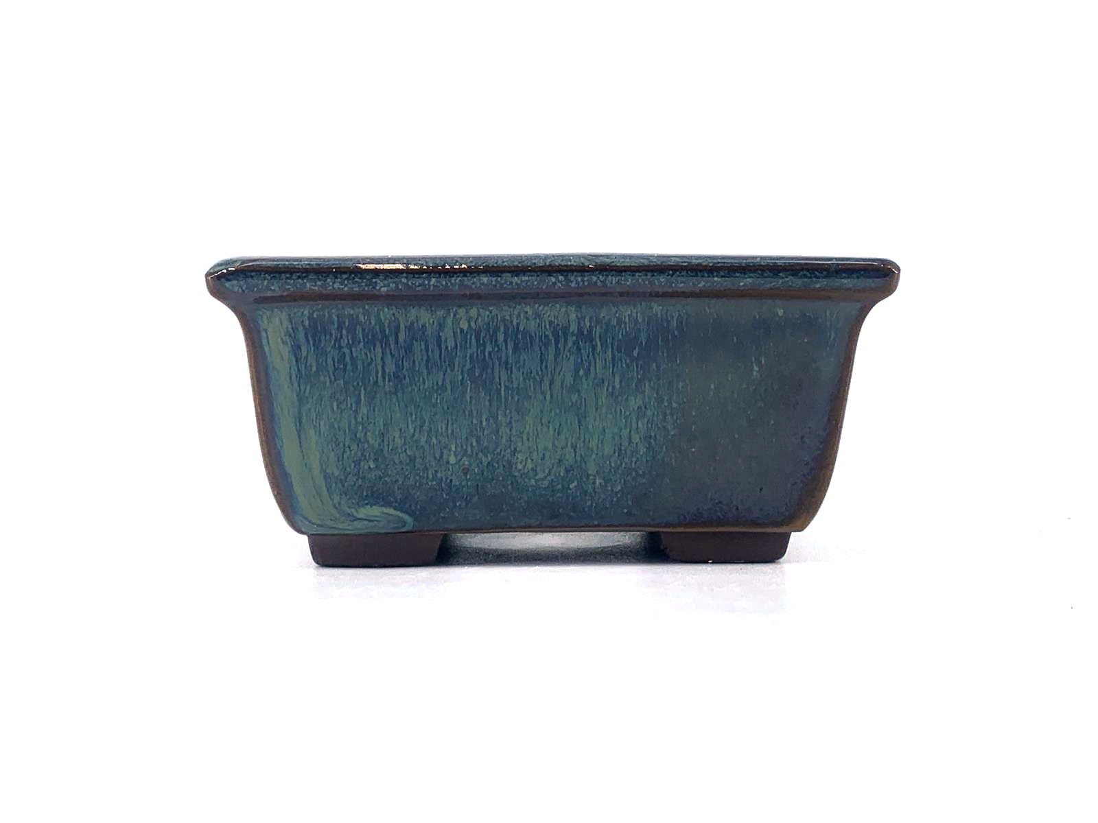 Tiesto rectangular 9.5 cm verde Yokkaichi JY14/6V