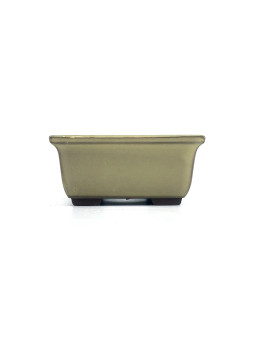 Tiesto rectangular 9.5 cm crema Yokkaichi JY14/6C