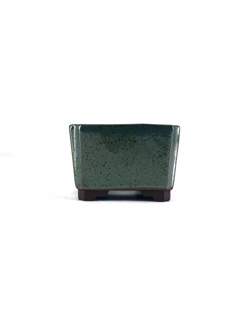 Tiesto cuadrado 10 cm verde JY17/3V Yokkaichi