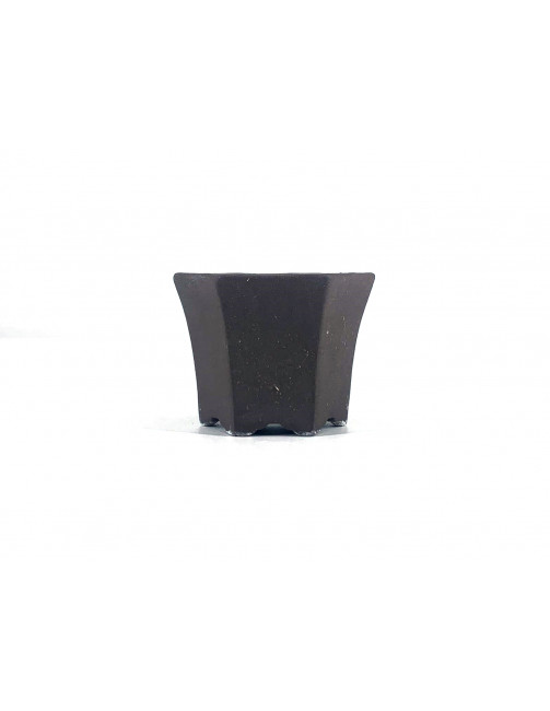 Tiesto hexagonal 8 cm sin esmaltar Yokkachi JY16/2