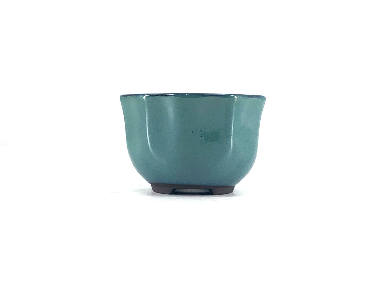 Tiesto redondo flor 8.5 cm verde Yokkaichi JY15/5V