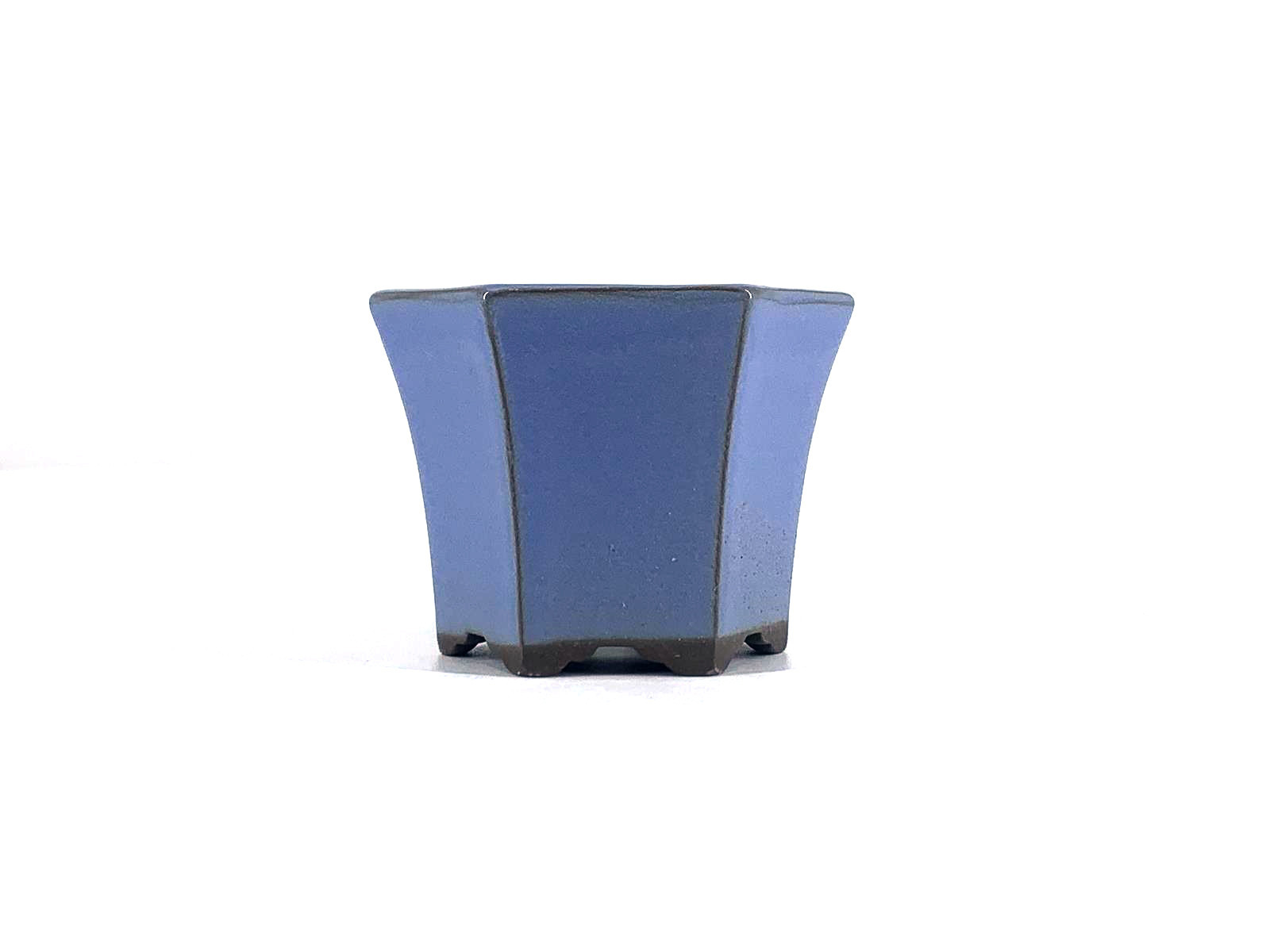 Tiesto hexagonal 8 cm celeste Yokkachi JY15/2CL