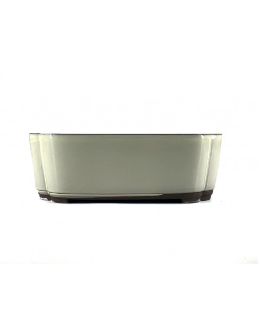 Tiesto ovalado 21.5 cm crema Yokkaichi JY26/1C
