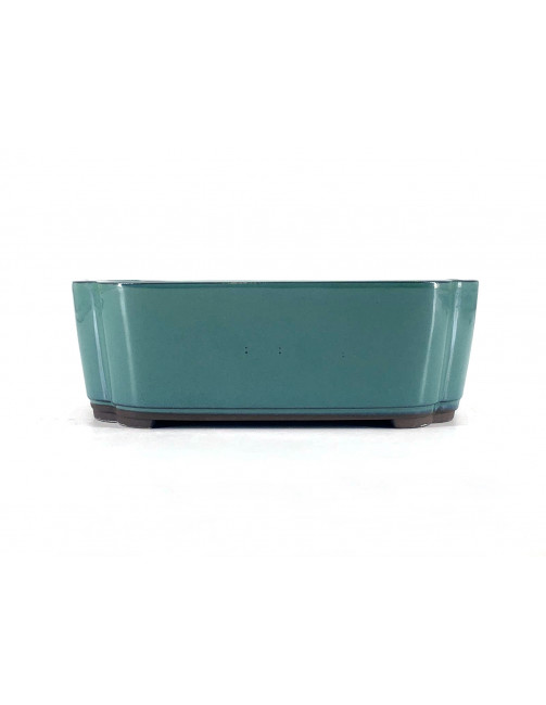 Tiesto ovalado 21.5 cm verde Yokkaichi JY26/1V