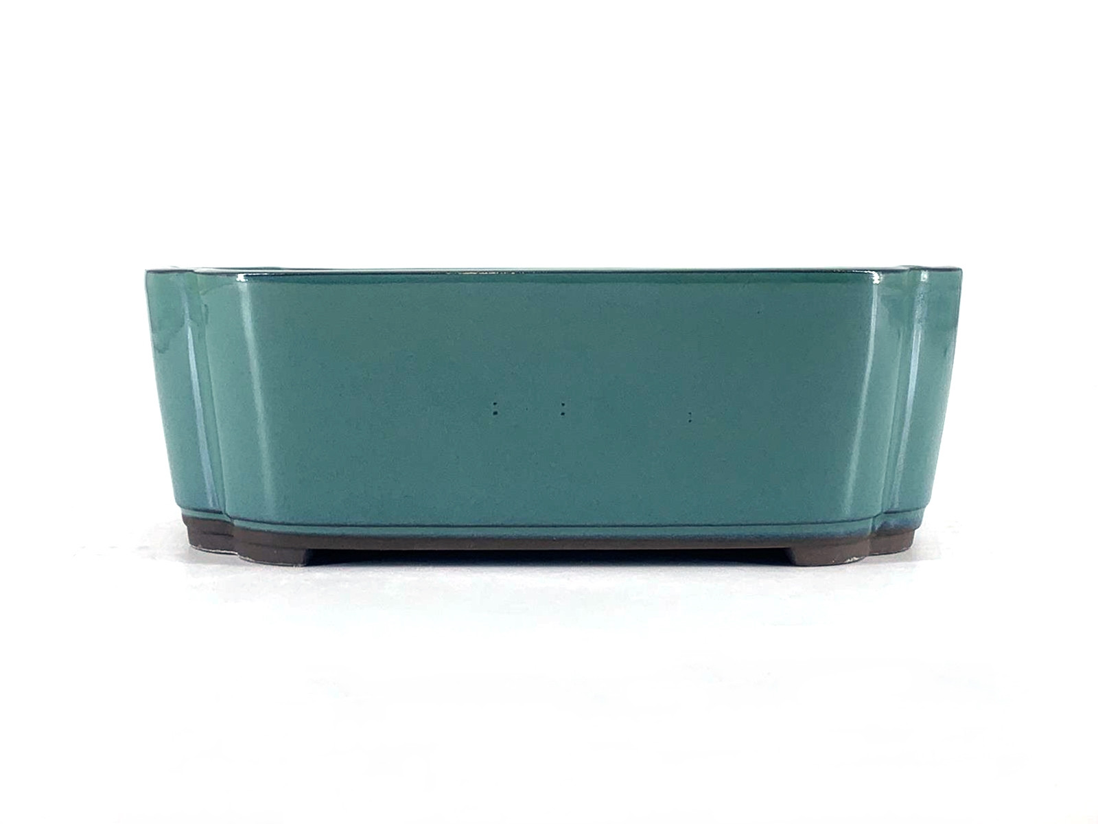 Tiesto ovalado 21.5 cm verde Yokkaichi JY26/1V