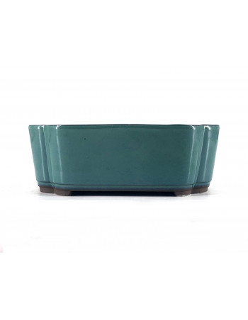Tiesto ovalado 18.5 cm verde Yokkaichi JY26/2V