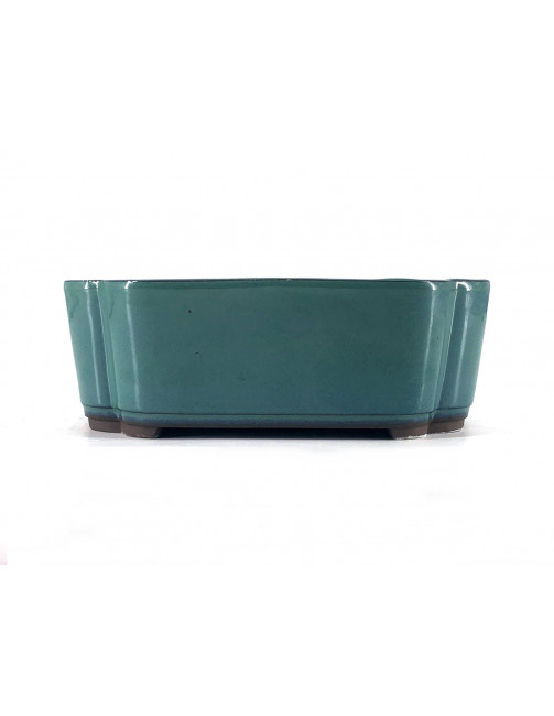 Tiesto ovalado 18.5 cm verde Yokkaichi JY26/2V