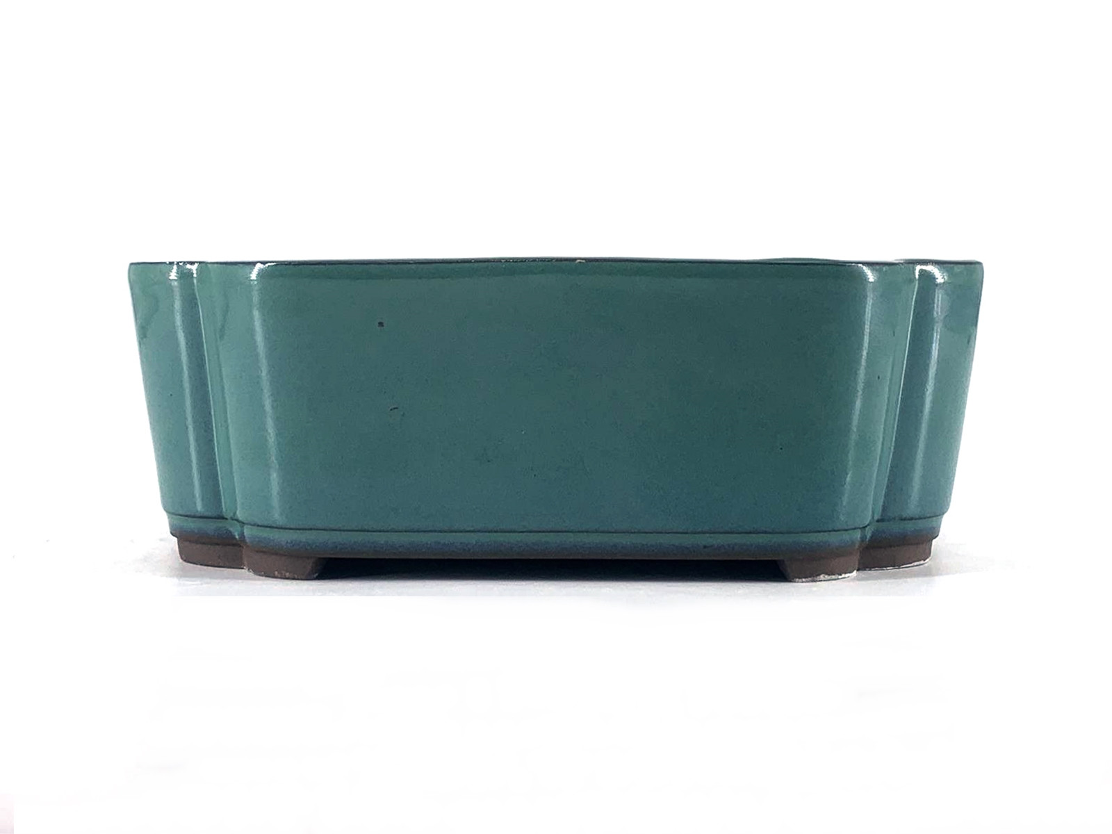 Tiesto ovalado 18.5 cm verde Yokkaichi JY26/2V