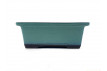 Tiesto rectangular 18 cm verde Yokkaichi JY28/2V