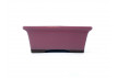 Tiesto rectangular 13.5 cm rosa Yokkaichi JY29RS