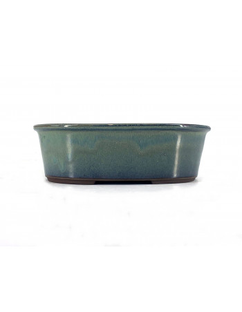 Tiesto ovalado 21 cm verde Yokkaichi JY40/1V