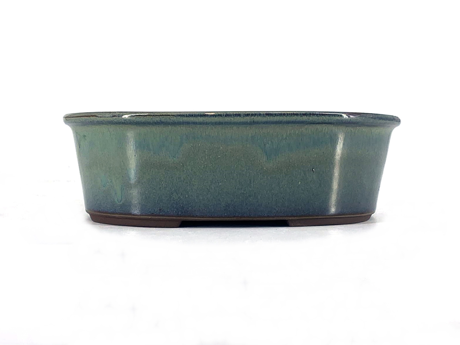 Tiesto ovalado 21 cm verde Yokkaichi JY40/1V