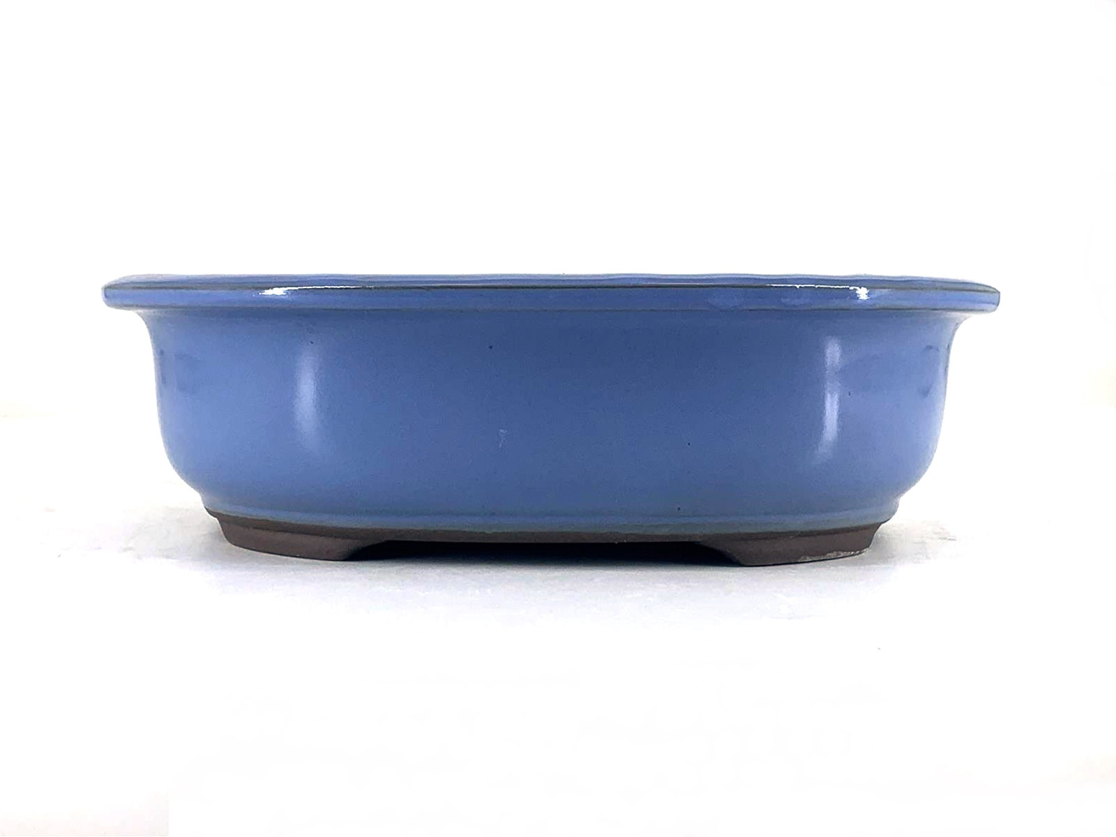 Tiesto ovalado 24.5 cm celeste Yokkaichi  JY42/1CL