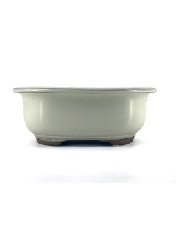 Tiesto ovalado 17.5 cm crema Yokkaichi  JY42/3C