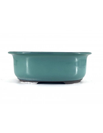 Tiesto ovalado 23.5 cm verde Yokkaichi JY43/3V