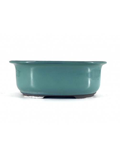Tiesto ovalado 23.5 cm verde Yokkaichi JY43/3V