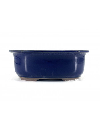 Tiesto ovalado 23.5 cm azul Yokkaichi JY43/3A