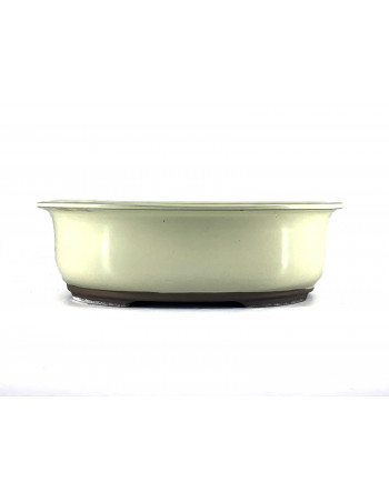 Tiesto ovalado 26.5 cm crema Yokkaichi  JY44/2