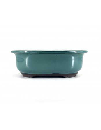 Tiesto ovalado 20.5 cm verde  Yokkaichi JY45/4