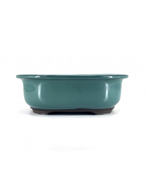 Tiesto ovalado 20.5 cm verde  Yokkaichi JY45/4