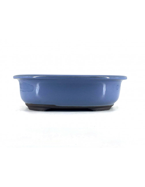 Tiesto ovalado 25 cm celeste Yokkaichi JY46/3