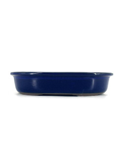 Tiesto ovalado 24.5 cm azul Yokkaichi JY55/3A