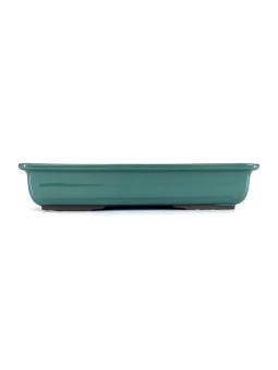 Tiesto rectangular 27.5 cm verde  Yokkaichi JY58/2V