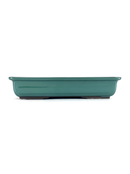 Tiesto rectangular 27.5 cm verde  Yokkaichi JY58/2V