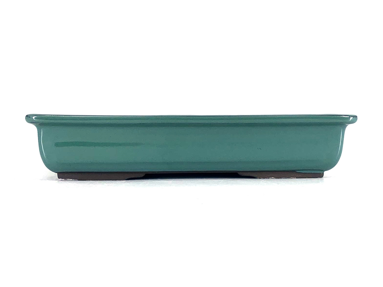 Tiesto rectangular 27.5 cm verde  Yokkaichi JY58/2V